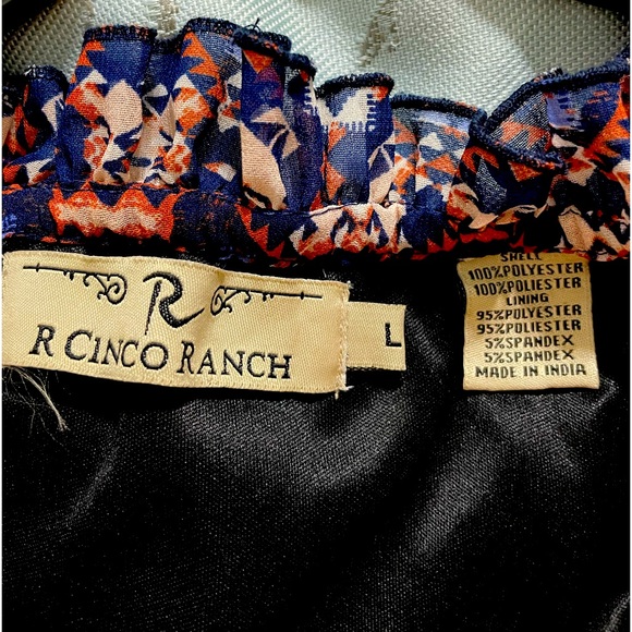 Large sheer with liner multi printed women’s blouse - Picture 1 of 3